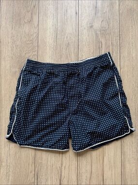 J. Crew Polka Dot Shorts Men’s Large Navy Blue Drawstring Lounge Casual